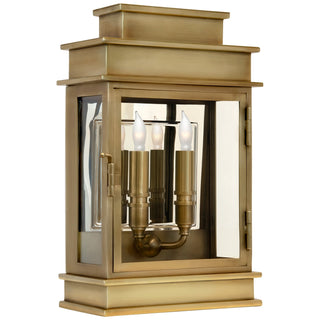 Linear Lantern Two Light Wall Sconce