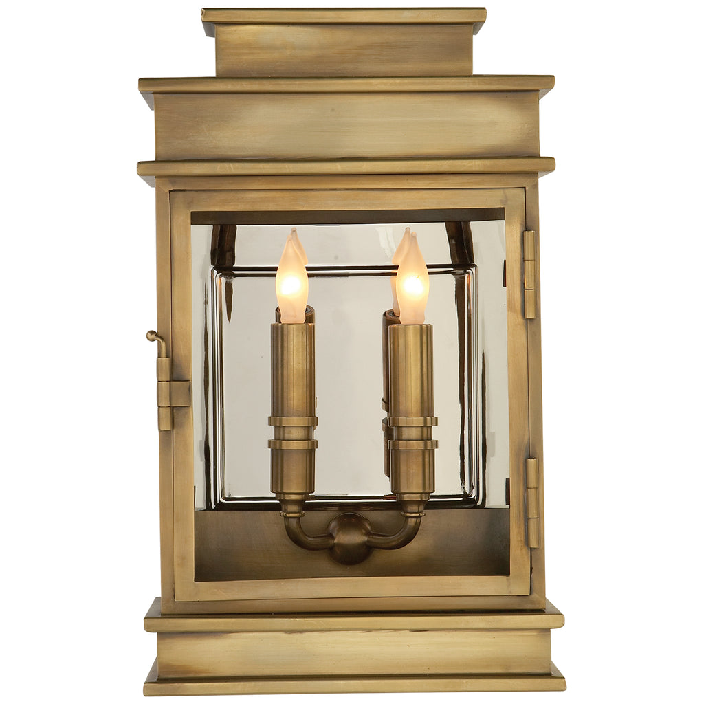 Visual Comfort Signature Canada - CHD 2908AB - Two Light Wall Sconce - Linear Lantern - Antique-Burnished Brass