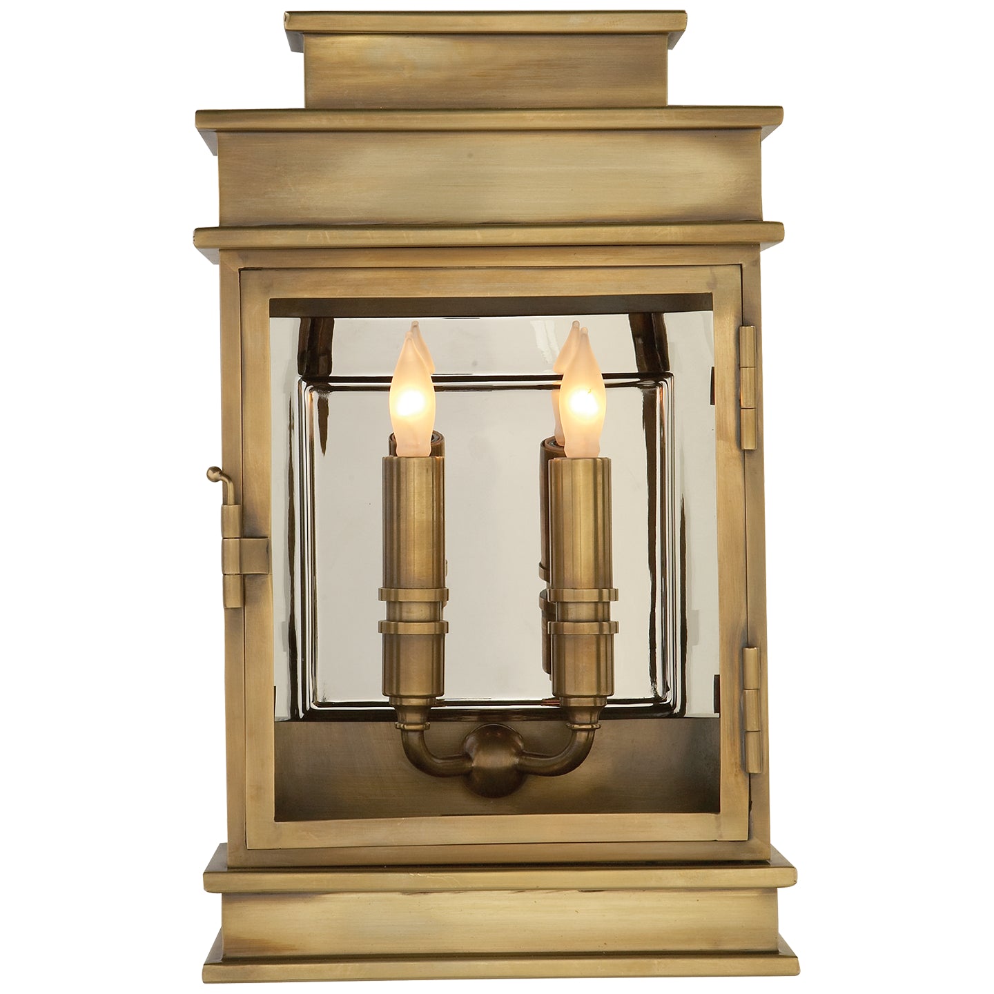 Visual Comfort Signature Canada - CHD 2908AB - Two Light Wall Sconce - Linear Lantern - Antique-Burnished Brass