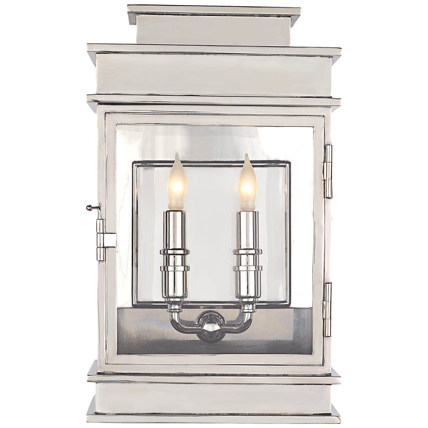 Visual Comfort Signature Canada - CHD 2908PN - Two Light Wall Sconce - Linear Lantern - Polished Nickel