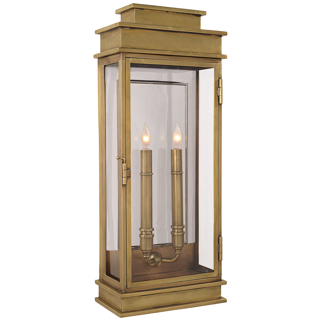 Visual Comfort Signature Canada - CHD 2910AB - Two Light Wall Sconce - Linear Lantern - Antique-Burnished Brass