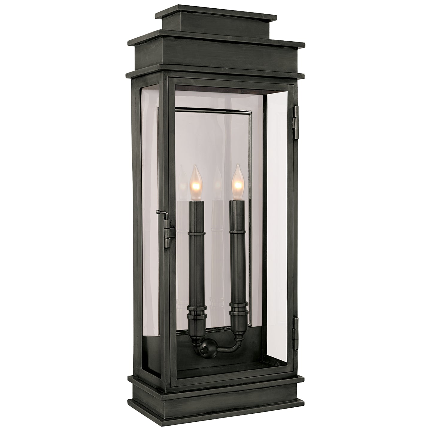 Visual Comfort Signature Canada - CHD 2910BZ - Two Light Wall Sconce - Linear Lantern - Bronze