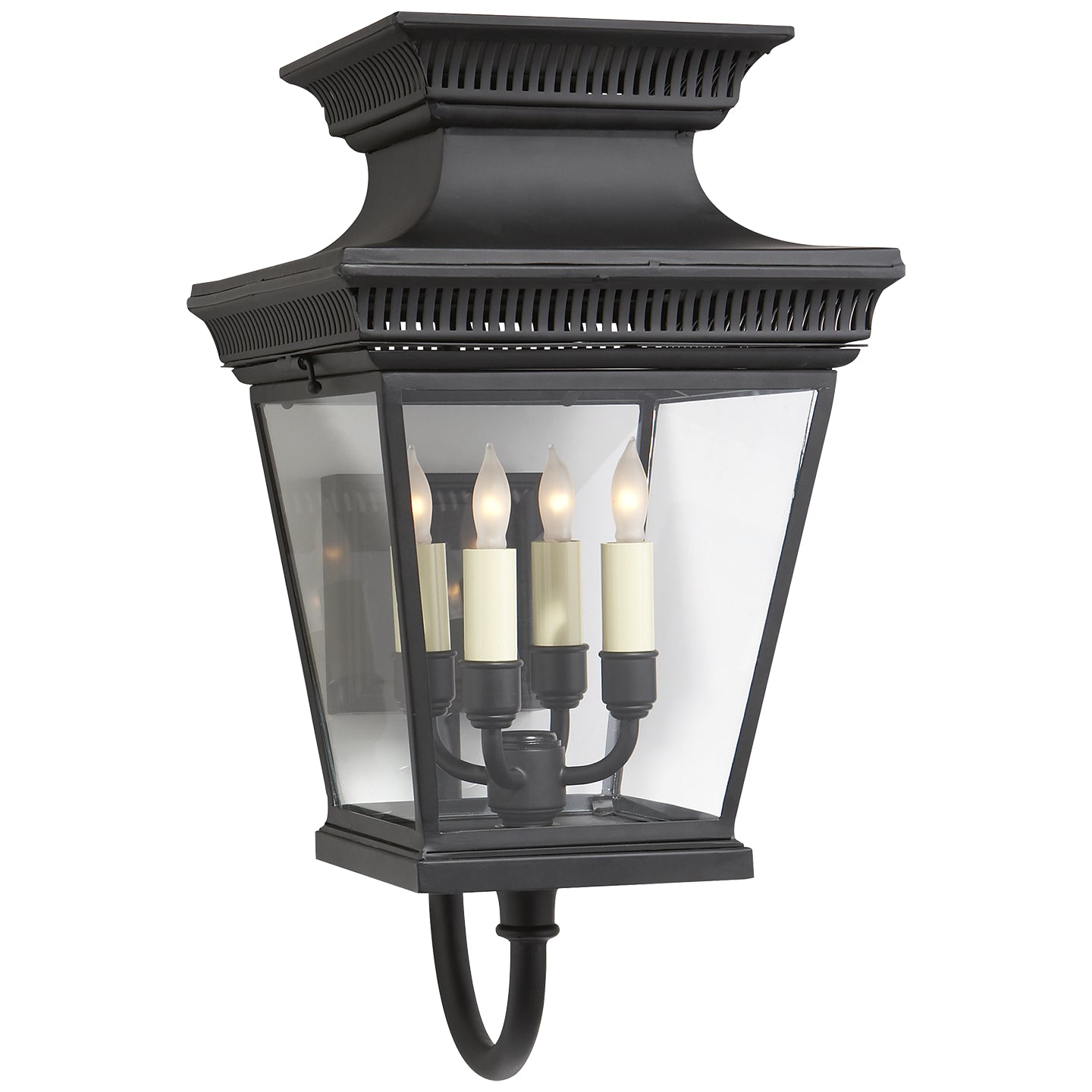 Visual Comfort Signature Canada - CHD 2952BLK - Four Light Wall Lantern - Elsinore - Matte Black
