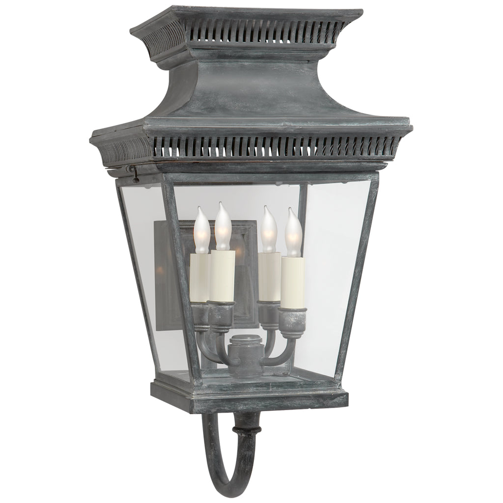 Visual Comfort Signature Canada - CHD 2952WZ - Four Light Wall Lantern - Elsinore - Weathered Zinc