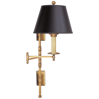 Visual Comfort Signature Canada - CHD 5102AB-B - One Light Swing Arm Wall Lamp - Dorchester Swing Arm - Antique-Burnished Brass