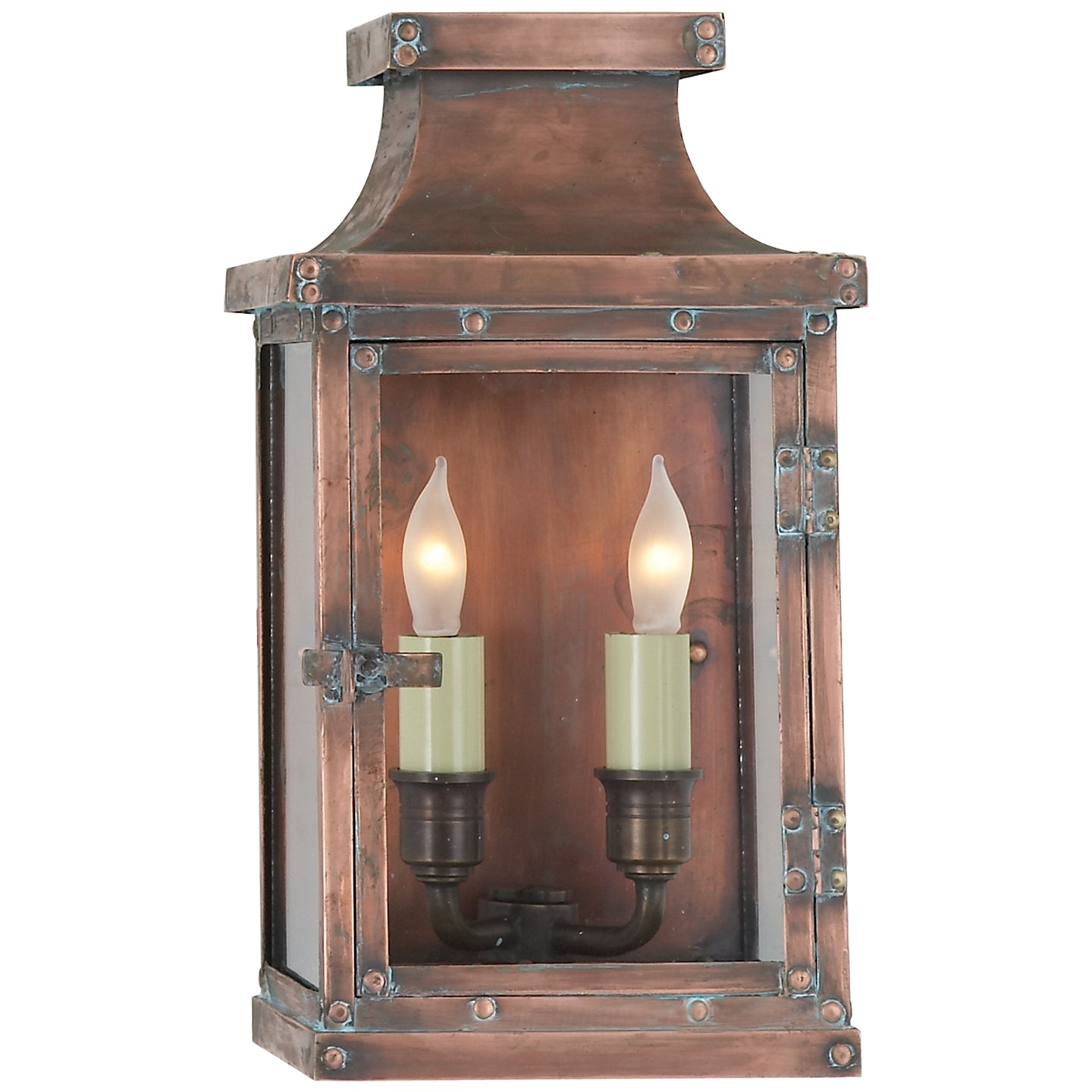 Visual Comfort Signature Canada - CHO 2150NC - Two Light Wall Lantern - Bedford - Natural Copper