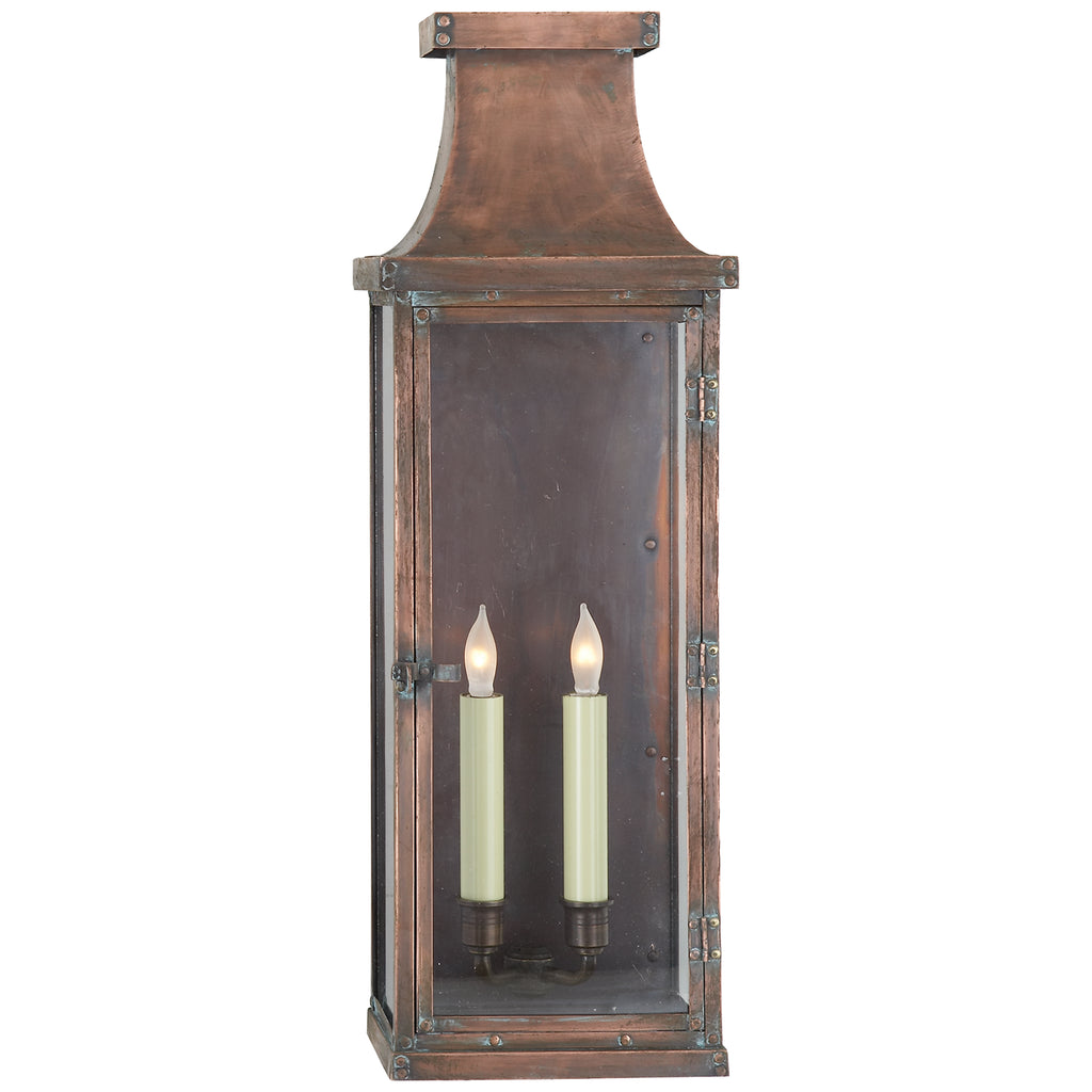 Visual Comfort Signature Canada - CHO 2154NC - Two Light Wall Lantern - Bedford - Natural Copper