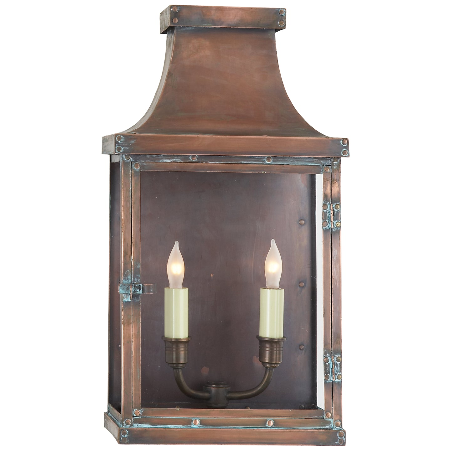 Visual Comfort Signature Canada - CHO 2156NC - Two Light Wall Lantern - Bedford - Natural Copper
