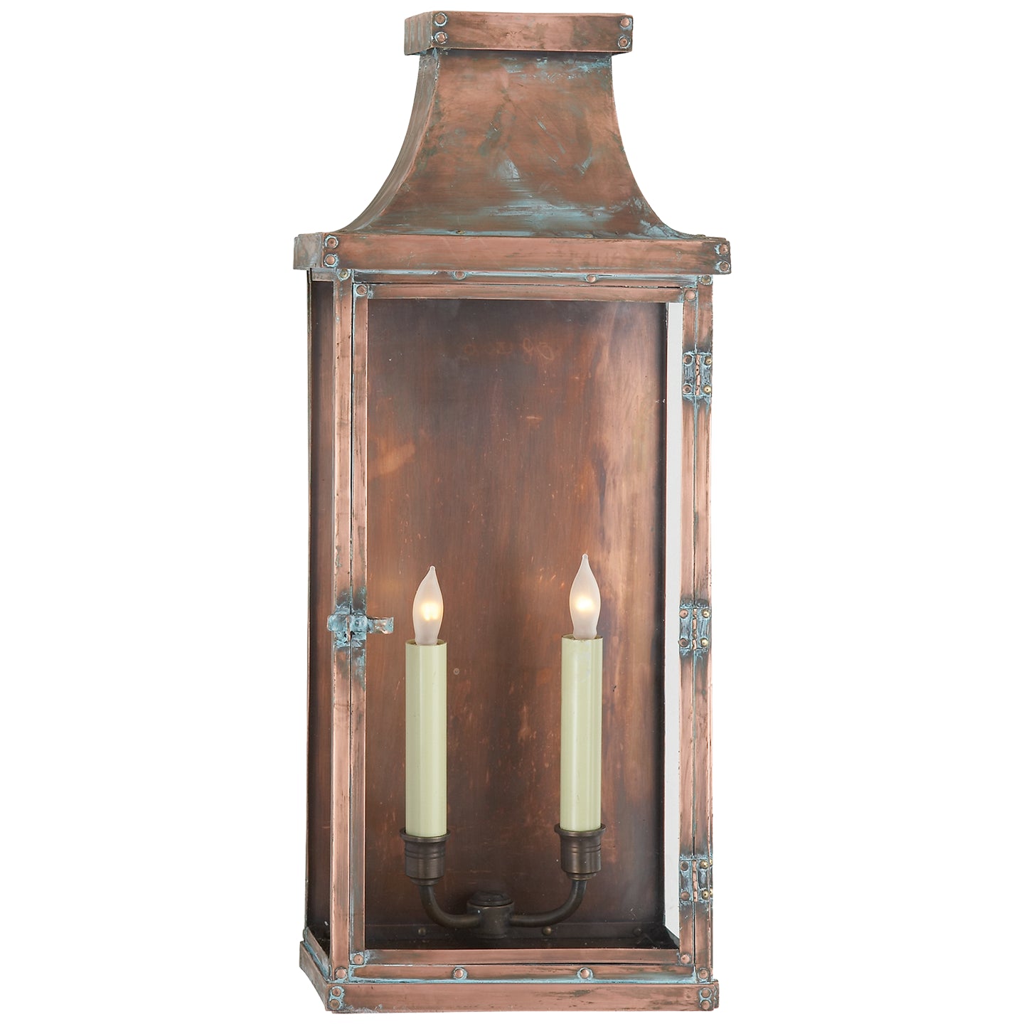 Visual Comfort Signature Canada - CHO 2157NC - Two Light Wall Lantern - Bedford - Natural Copper