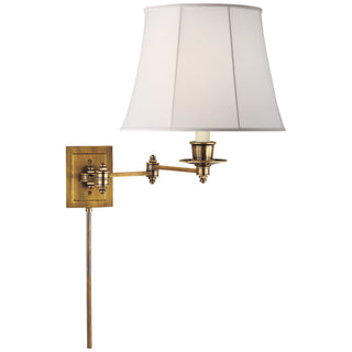 Visual Comfort Signature Canada - S 2000HAB-L - One Light Swing Arm Wall Lamp - Swing Arm Sconce - Hand-Rubbed Antique Brass