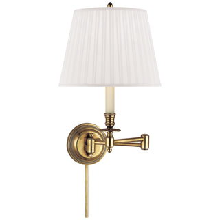 Candle Stick One Light Swing Arm Wall Lamp
