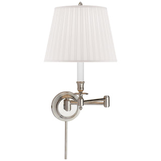 Candle Stick One Light Swing Arm Wall Lamp