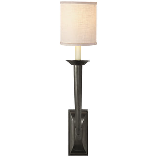 French Deco Horn One Light Wall Sconce