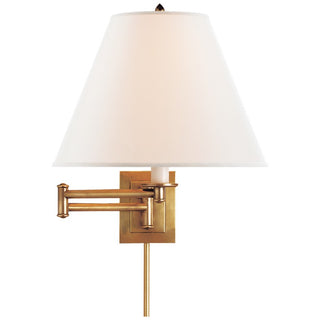Visual Comfort Signature Canada - S 2500HAB-L - One Light Swing Arm Wall Lamp - Primitive - Hand-Rubbed Antique Brass