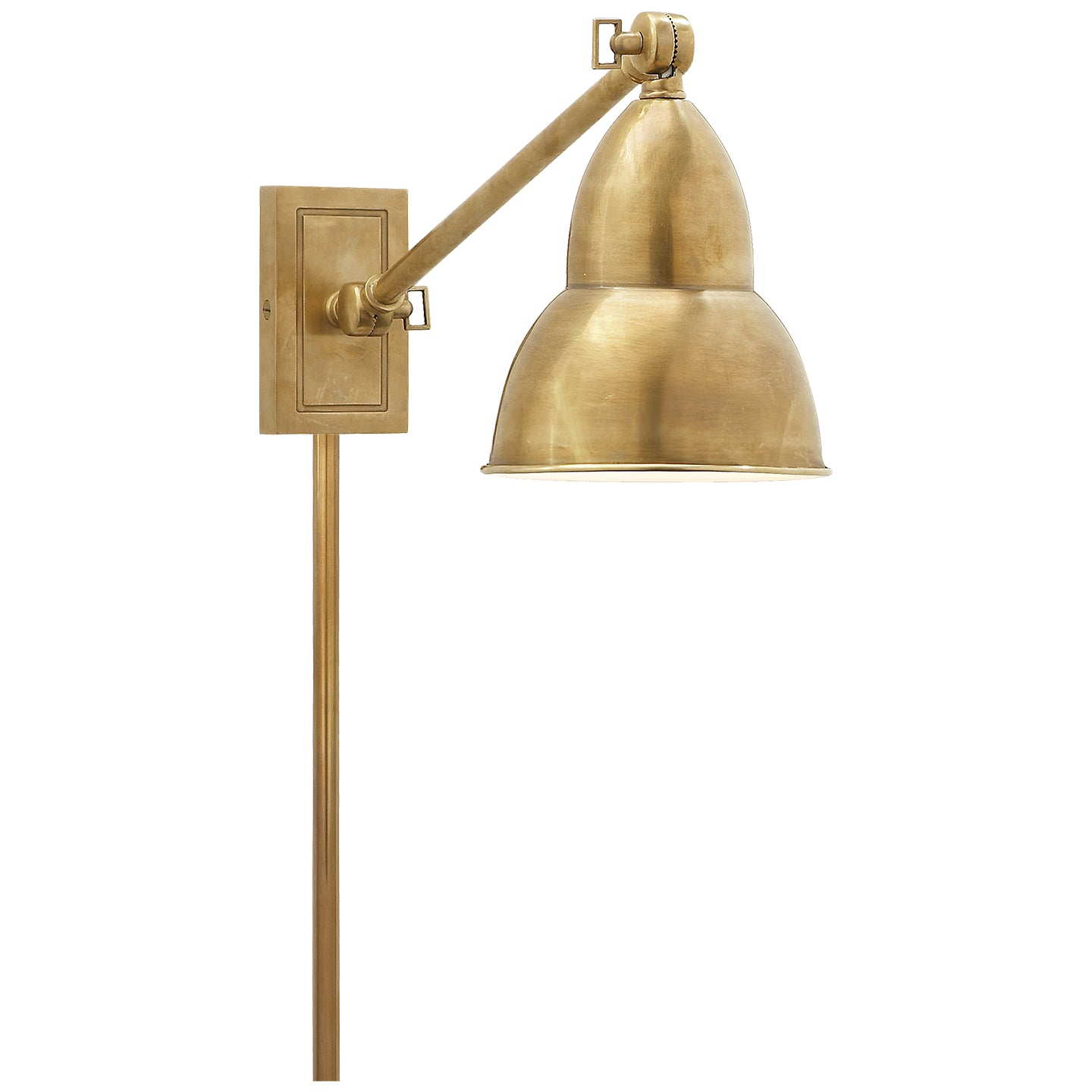 Visual Comfort Signature Canada - S 2601HAB - LED Wall Sconce - French Library2 - Hand-Rubbed Antique Brass