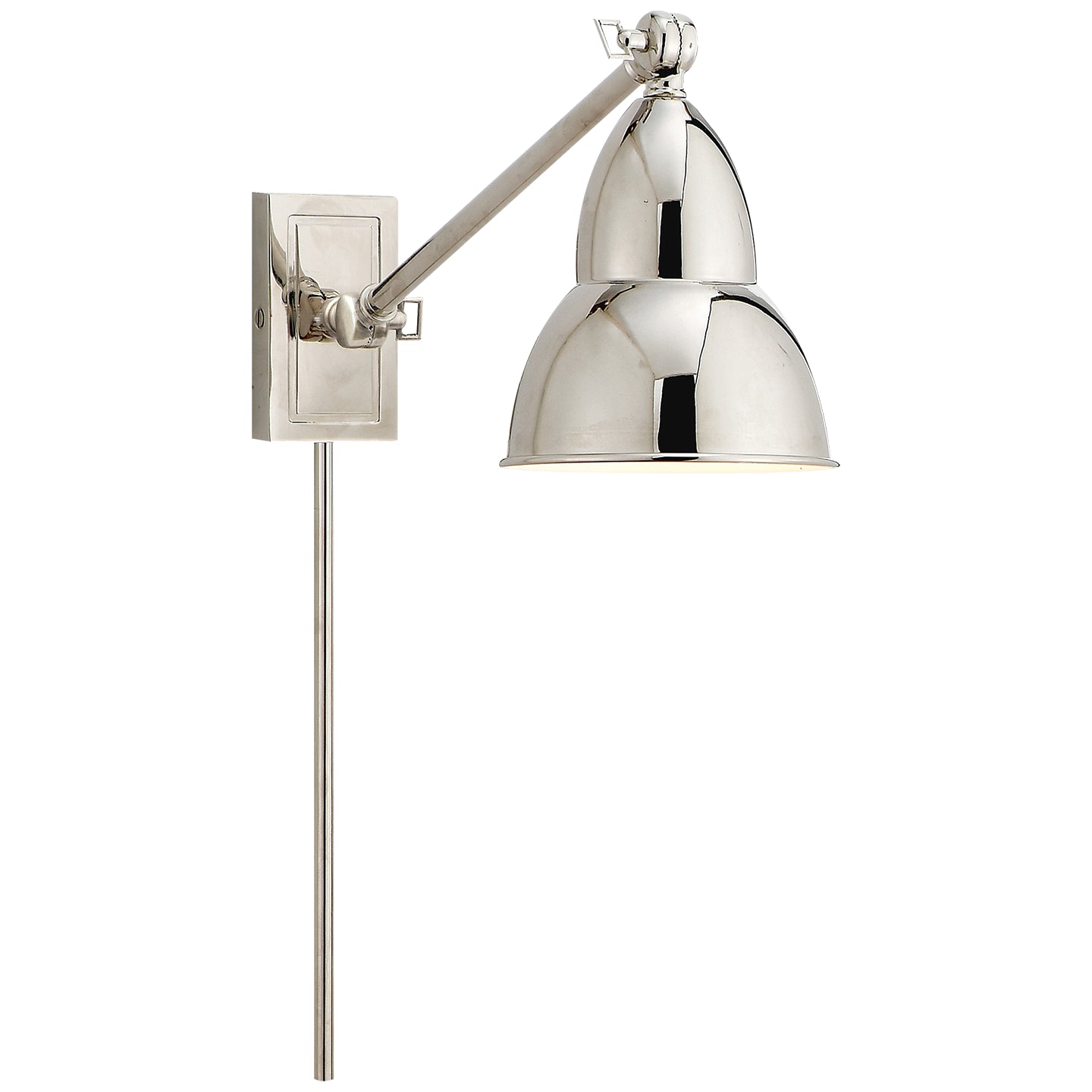 Visual Comfort Signature Canada - S 2601PN - LED Wall Sconce - French Library2 - Polished Nickel