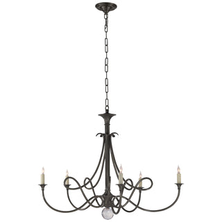 Visual Comfort Signature Canada - SC 5005BZ - Five Light Chandelier - Double Twist - Bronze