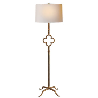Quatrefoil Two Light Floor Lamp
