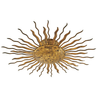 Visual Comfort Signature Canada - SK 4000GI - Two Light Flush Mount - Re - Gilded Iron