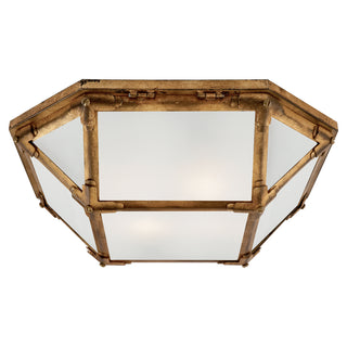 Morris Two Light Flush Mount