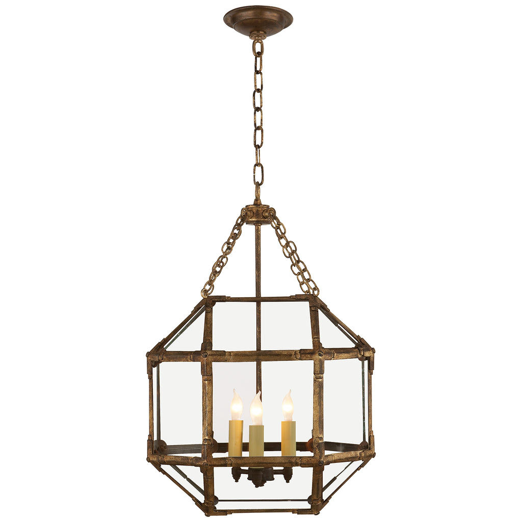 Visual Comfort Signature Canada - SK 5008GI-CG - Three Light Lantern - Morris - Gilded Iron