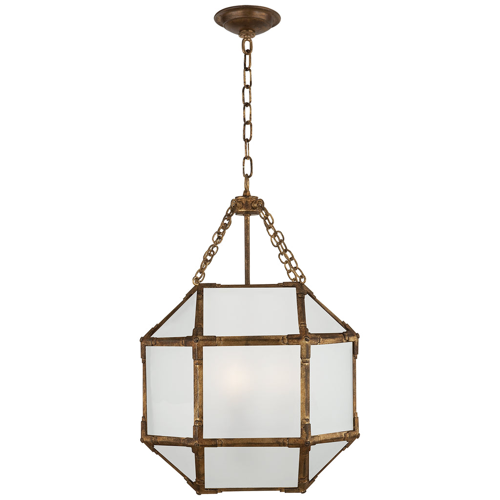 Visual Comfort Signature Canada - SK 5008GI-FG - Three Light Lantern - Morris - Gilded Iron