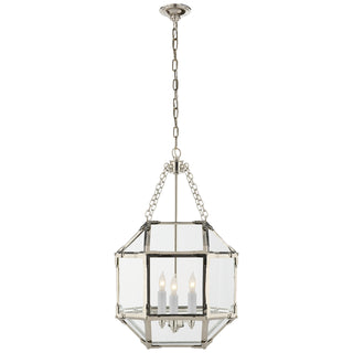 Visual Comfort Signature Canada - SK 5008PN-CG - Three Light Lantern - Morris - Polished Nickel