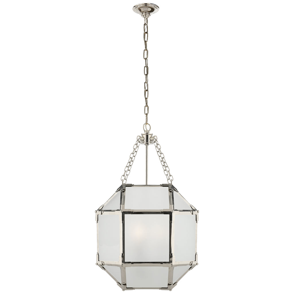 Visual Comfort Signature Canada - SK 5008PN-FG - Three Light Lantern - Morris - Polished Nickel