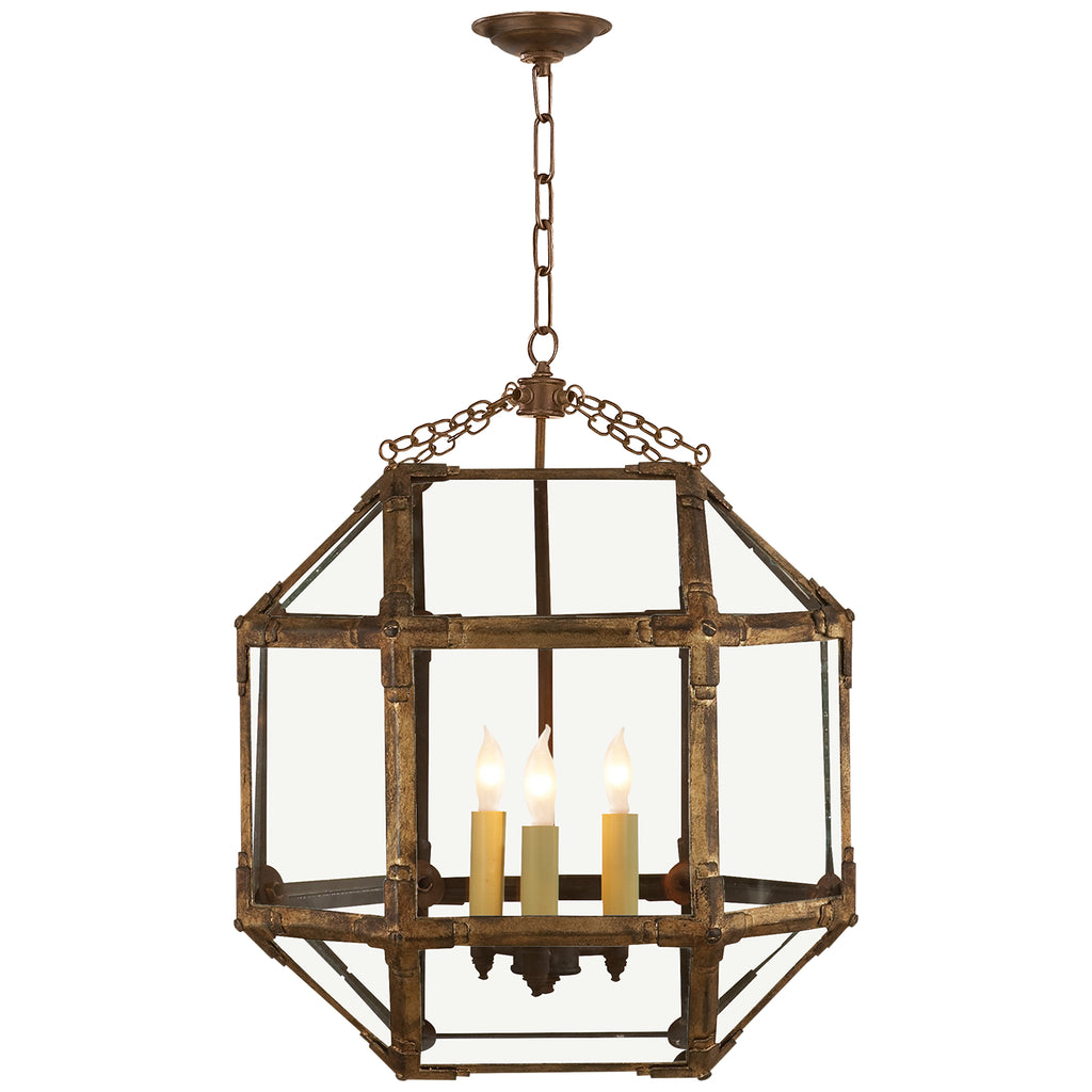 Visual Comfort Signature Canada - SK 5009GI-CG - Three Light Lantern - Morris - Gilded Iron
