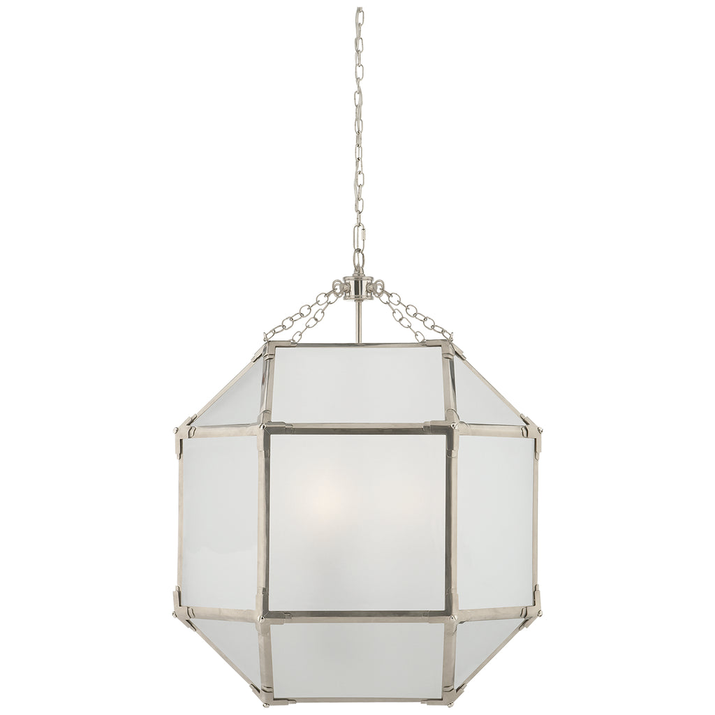 Visual Comfort Signature Canada - SK 5009PN-FG - Three Light Lantern - Morris - Polished Nickel