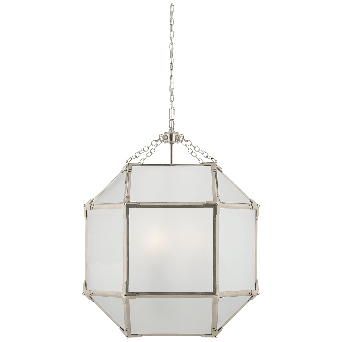 Visual Comfort Signature Canada - SK 5009PN-FG - Three Light Lantern - Morris - Polished Nickel