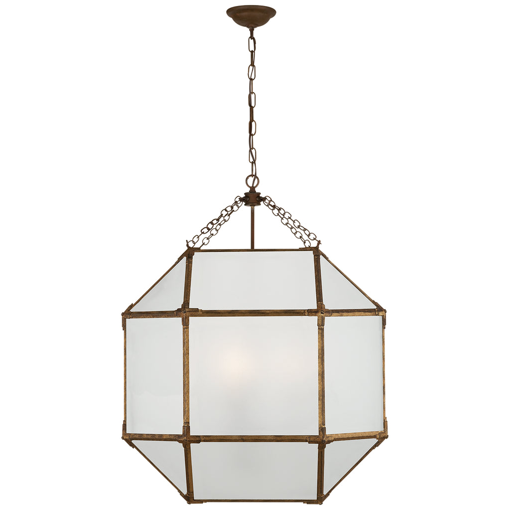 Visual Comfort Signature Canada - SK 5010GI-FG - Three Light Lantern - Morris - Gilded Iron