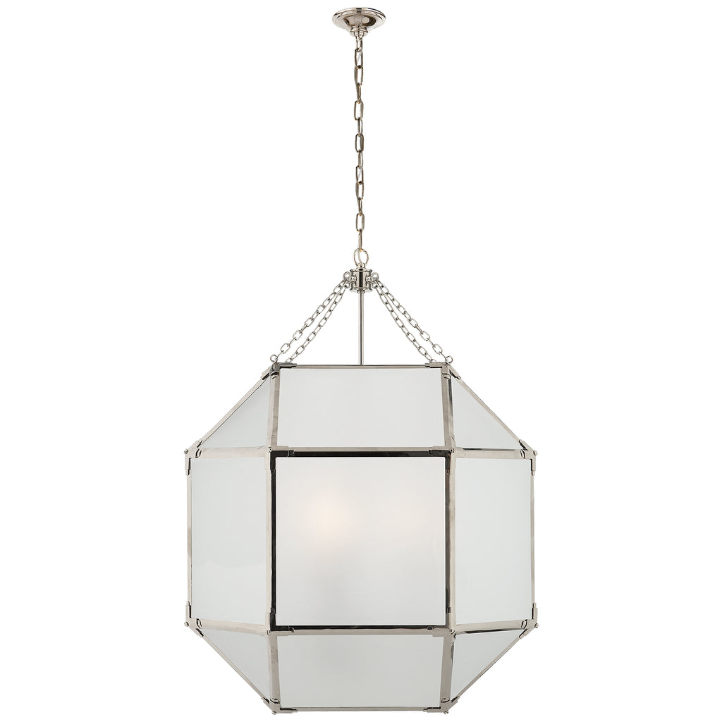 Visual Comfort Signature Canada - SK 5010PN-FG - Three Light Lantern - Morris - Polished Nickel