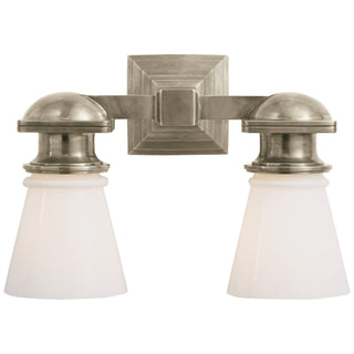 Visual Comfort Signature Canada - SL 2152AN-WG - Two Light Wall Sconce - Ny Subway - Antique Nickel