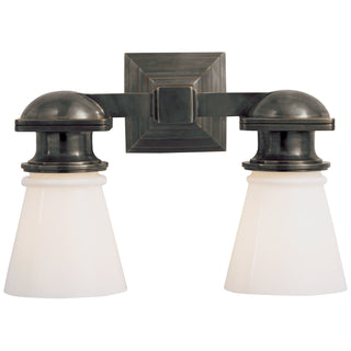 Visual Comfort Signature Canada - SL 2152BZ-WG - Two Light Wall Sconce - Ny Subway - Bronze