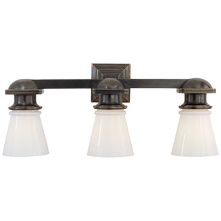 Visual Comfort Signature Canada - SL 2153BZ-WG - Three Light Wall Sconce - Ny Subway - Bronze