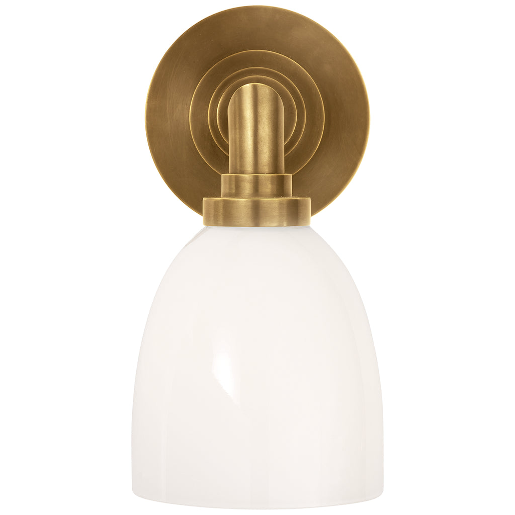 Visual Comfort Signature Canada - SL 2841HAB-WG - One Light Bath Sconce - Wilton - Hand-Rubbed Antique Brass