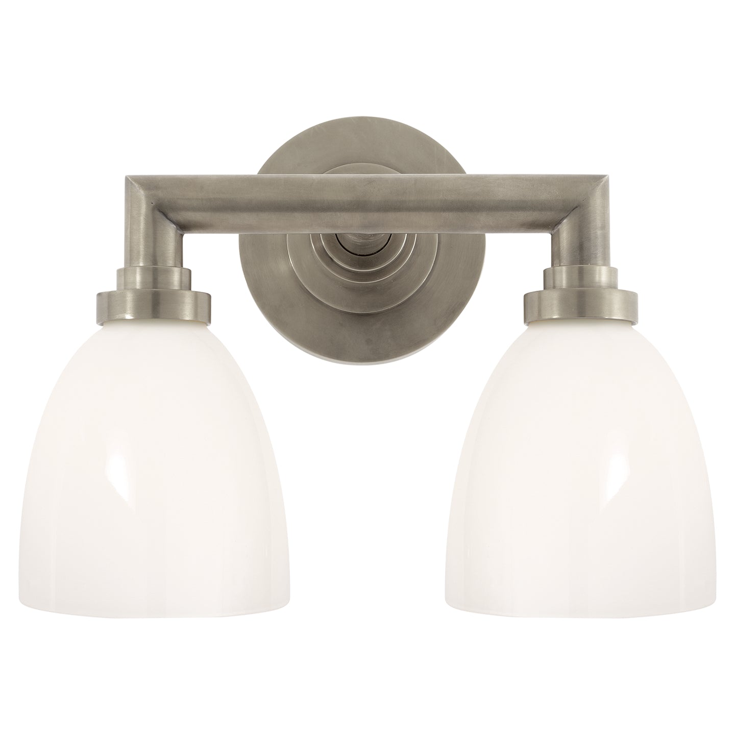 Visual Comfort Signature Canada - SL 2842AN-WG - Two Light Bath Sconce - Wilton - Antique Nickel