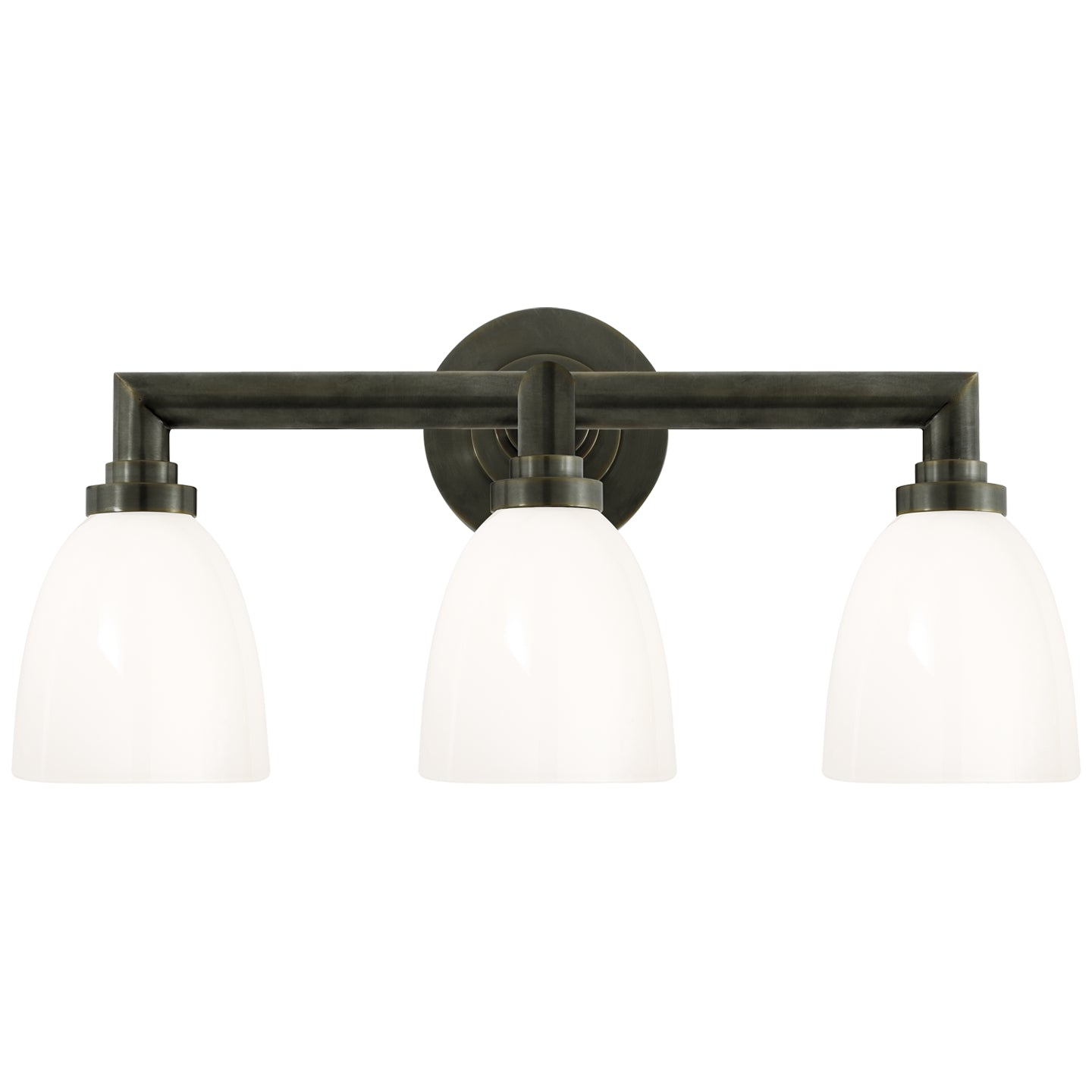 Visual Comfort Signature Canada - SL 2843BZ-WG - Three Light Bath Sconce - Wilton - Bronze