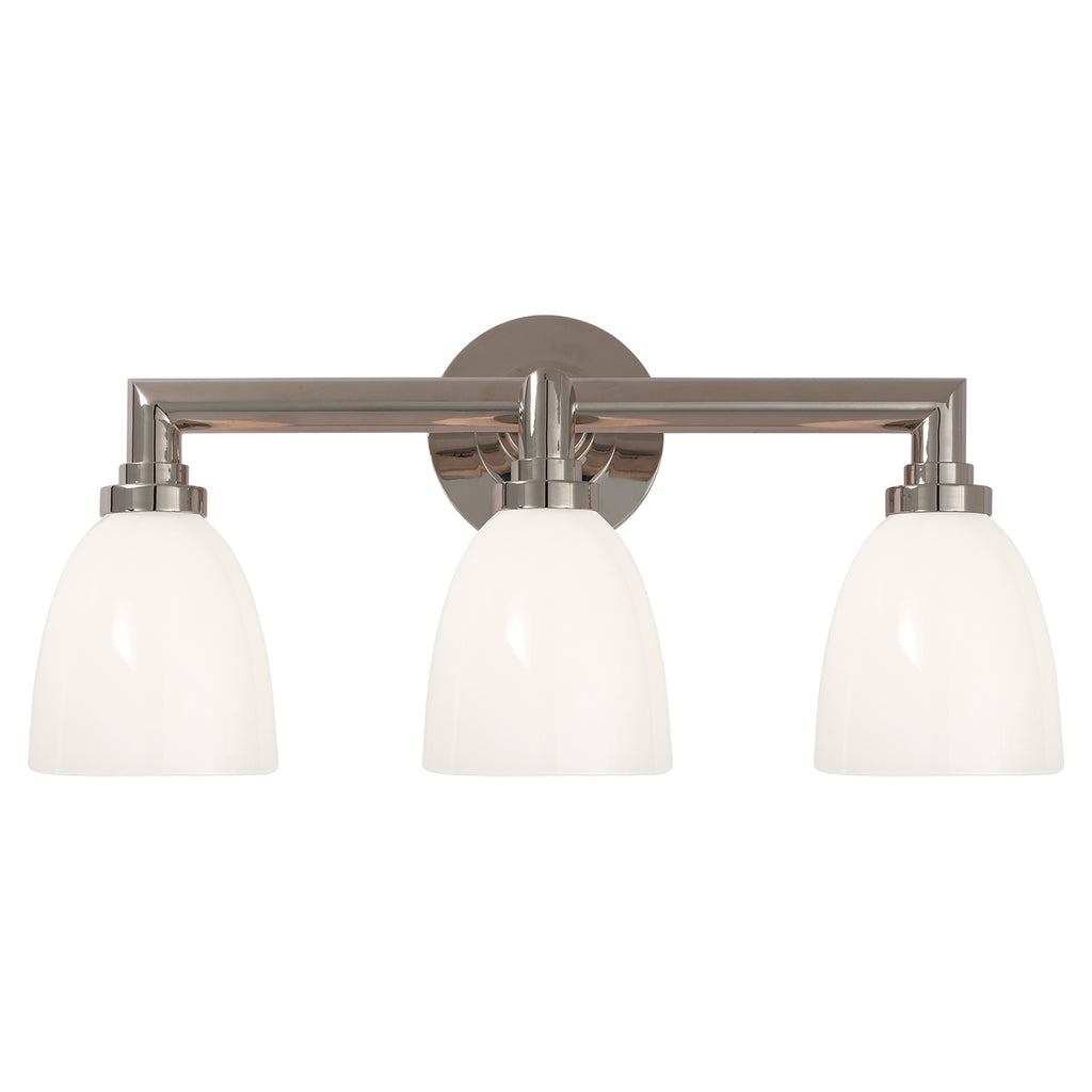 Visual Comfort Signature Canada - SL 2843CH-WG - Three Light Bath Sconce - Wilton - Chrome