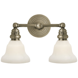 Visual Comfort Signature Canada - SL 2932AN/SLEG-WG - Two Light Wall Sconce - Boston - Antique Nickel