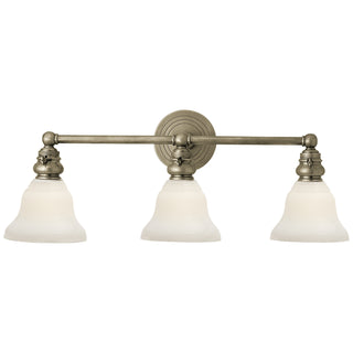 Visual Comfort Signature Canada - SL 2933AN/SLEG-WG - Three Light Wall Sconce - Boston - Antique Nickel