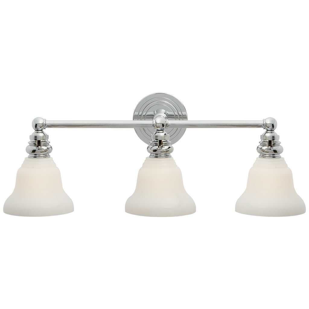 Visual Comfort Signature Canada - SL 2933CH/SLEG-WG - Three Light Wall Sconce - Boston - Chrome