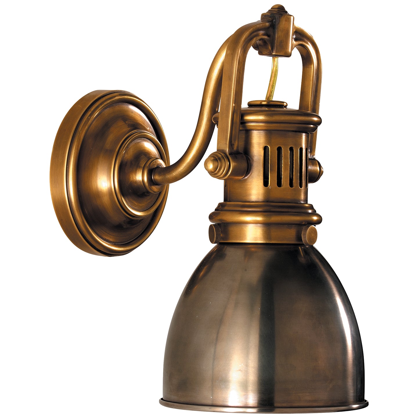 Visual Comfort Signature Canada - SL 2975HAB-AN - One Light Wall Sconce - Yoke - Hand-Rubbed Antique Brass