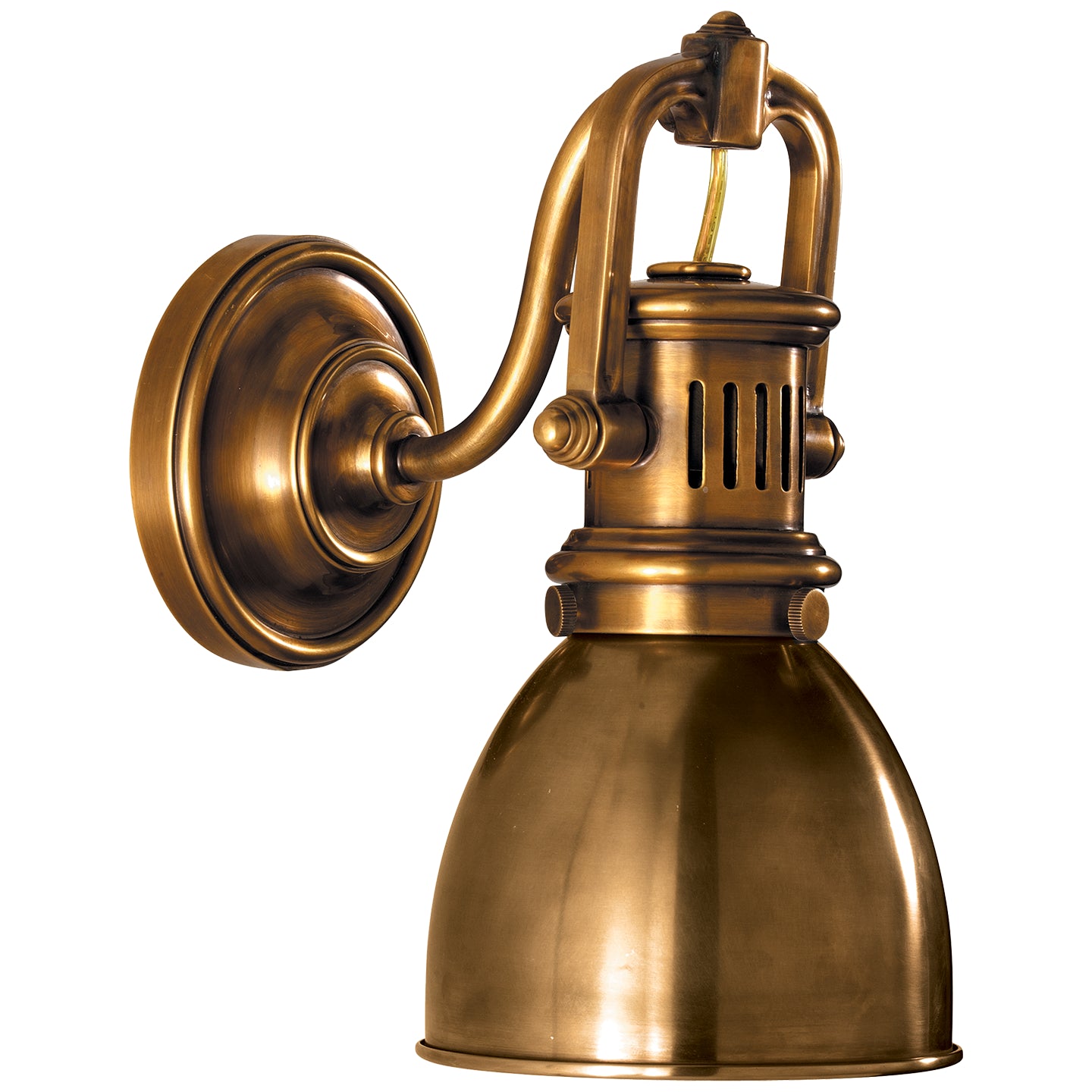 Visual Comfort Signature Canada - SL 2975HAB-HAB - One Light Wall Sconce - Yoke - Hand-Rubbed Antique Brass