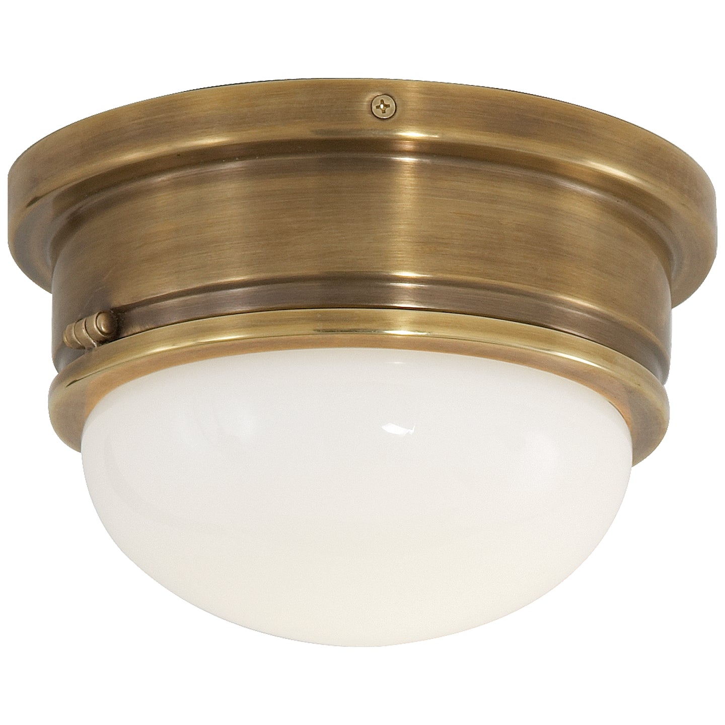Visual Comfort Signature Canada - SL 4001HAB-WG - One Light Flush Mount - Marine - Hand-Rubbed Antique Brass