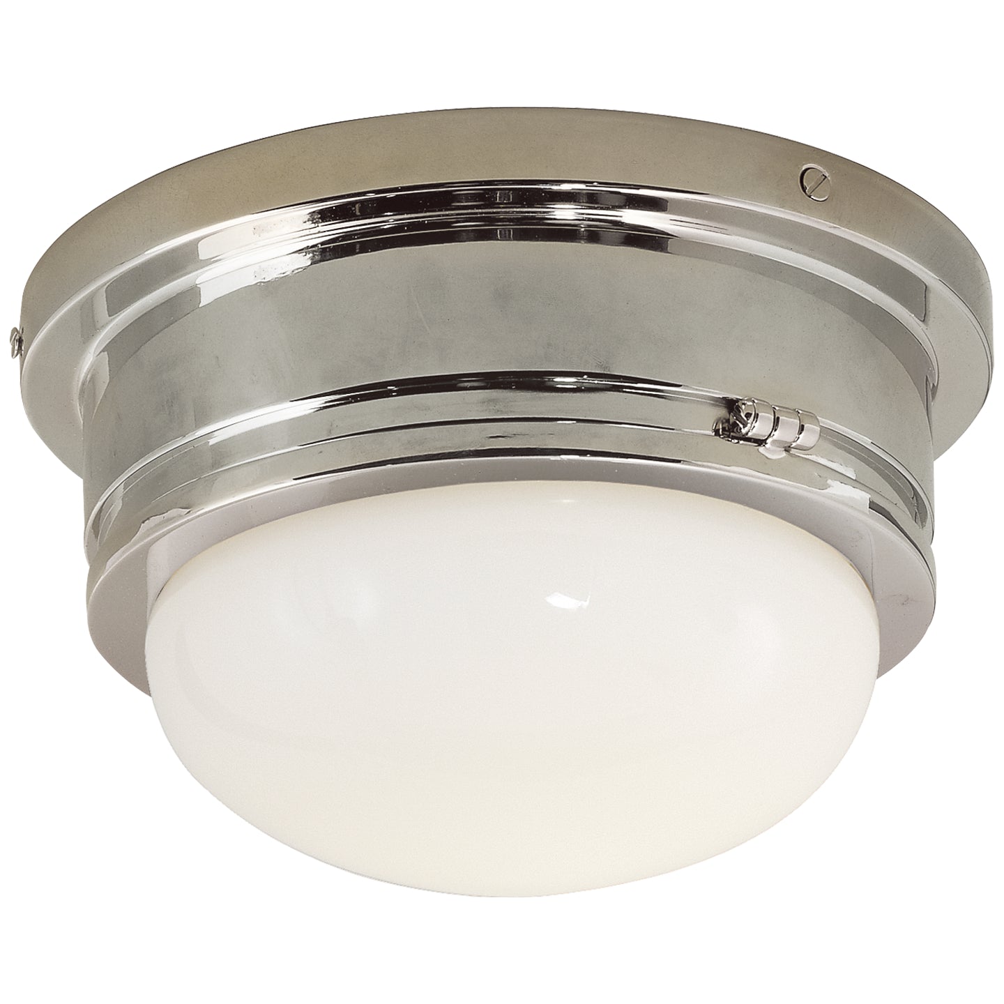 Visual Comfort Signature Canada - SL 4001PN-WG - One Light Flush Mount - Marine - Polished Nickel