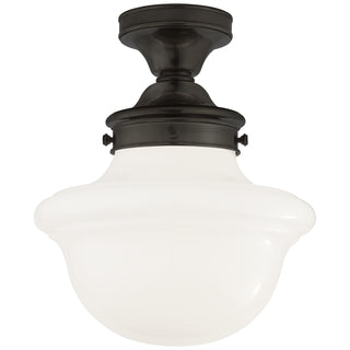 Visual Comfort Signature Canada - SL 4121BZ-WG - One Light Flush Mount - Edmond - Bronze