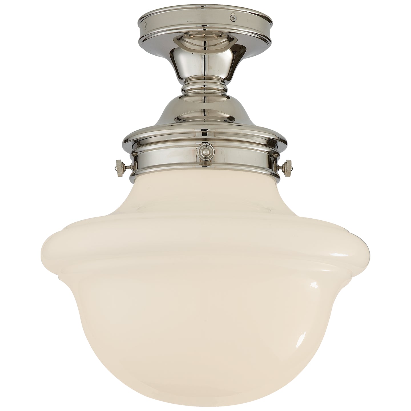 Visual Comfort Signature Canada - SL 4121PN-WG - One Light Flush Mount - Edmond - Polished Nickel