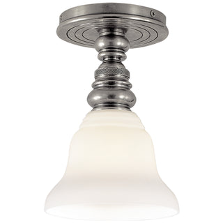 Visual Comfort Signature Canada - SL 5001AN/SLEG-WG - One Light Flush Mount - Boston - Antique Nickel